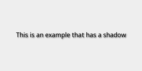 Example: Shadow